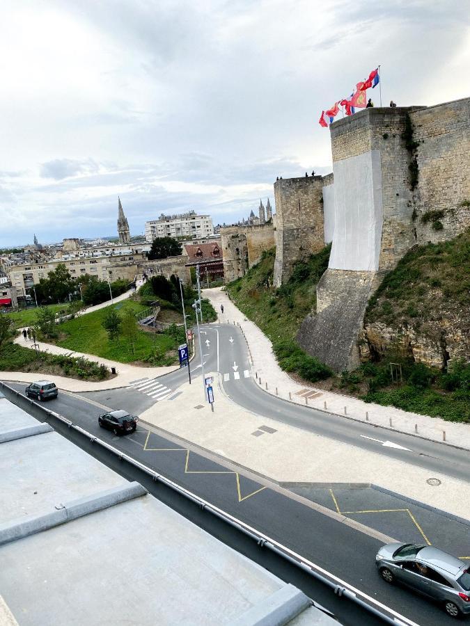 Castle - Vue Sur Le Chateau - Hypercentre Caen Buitenkant foto